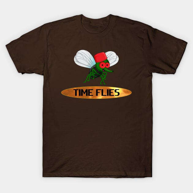 Time Flies T-Shirt by StillInBeta